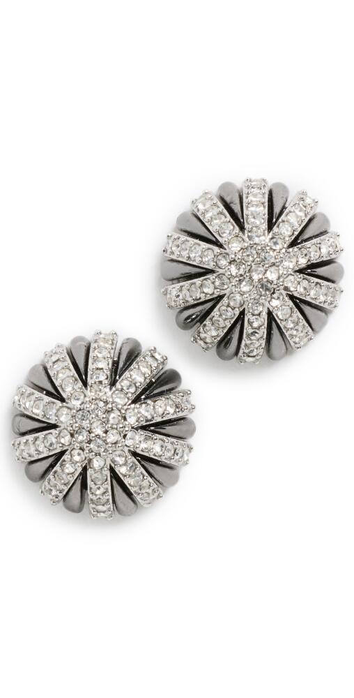 Lele Sadoughi Deco Stud Earrings Jet Cover