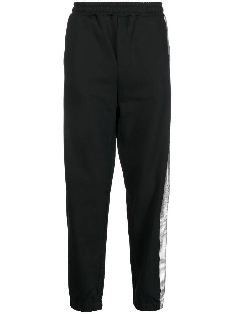 Helmut Lang metallic-detail track pants - Black Cover