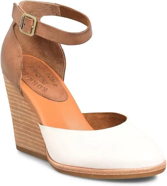 Kork-Ease Christie (White/Brown) High Heels Cover