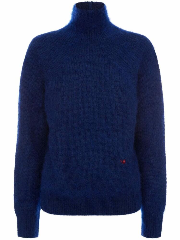 Victoria Beckham high-neck jumper - Blue Cover