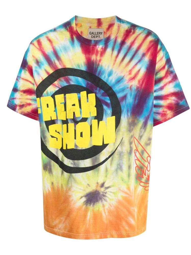 GALLERY DEPT. Freak Show print T-shirt - Yellow Cover