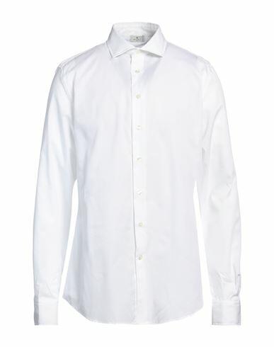 Etro Man Shirt White Size 15 ½ Cotton Cover