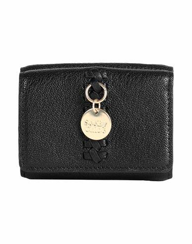 See By Chloé Woman Wallet Black Goat skin Cover