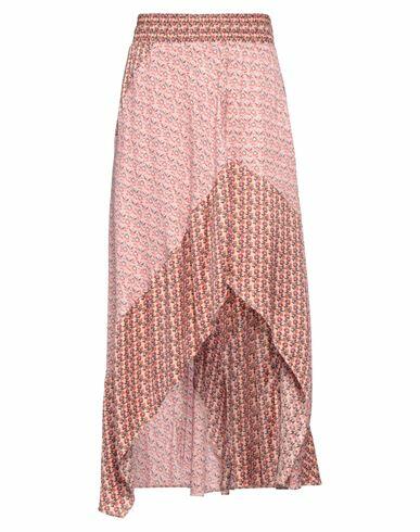 Maje Woman Midi skirt Blush Viscose Cover