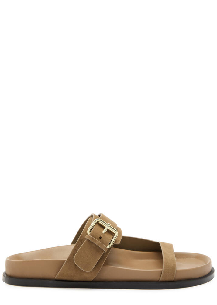 A.emery Prince Suede Sandals - Camel Cover