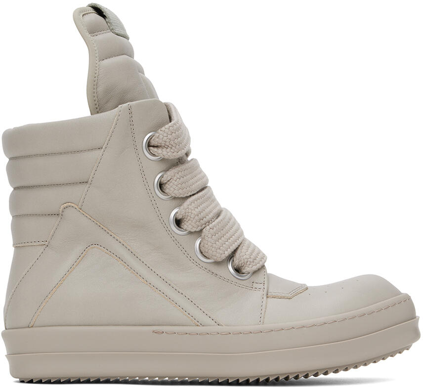 Rick Owens Off-White Jumbo Laced Geobasket Sneakers Cover