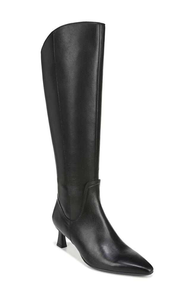 Naturalizer Deesha Knee High Boot in Black Leather Cover