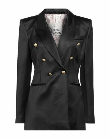 Vivienne Westwood Woman Blazer Black Acetate, Viscose Cover