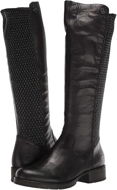 Rieker Z9591 (Schwarz Greece/Mud Yorkshire) Women's Dress Boots Cover