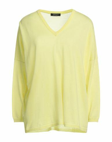 Aragona Woman Sweater Light yellow Merino Wool Cover