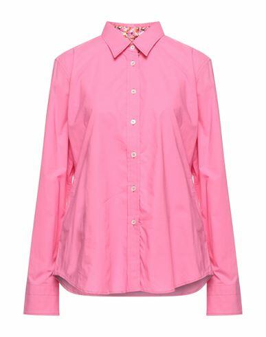 Caliban Woman Shirt Fuchsia Cotton, Elastane Cover