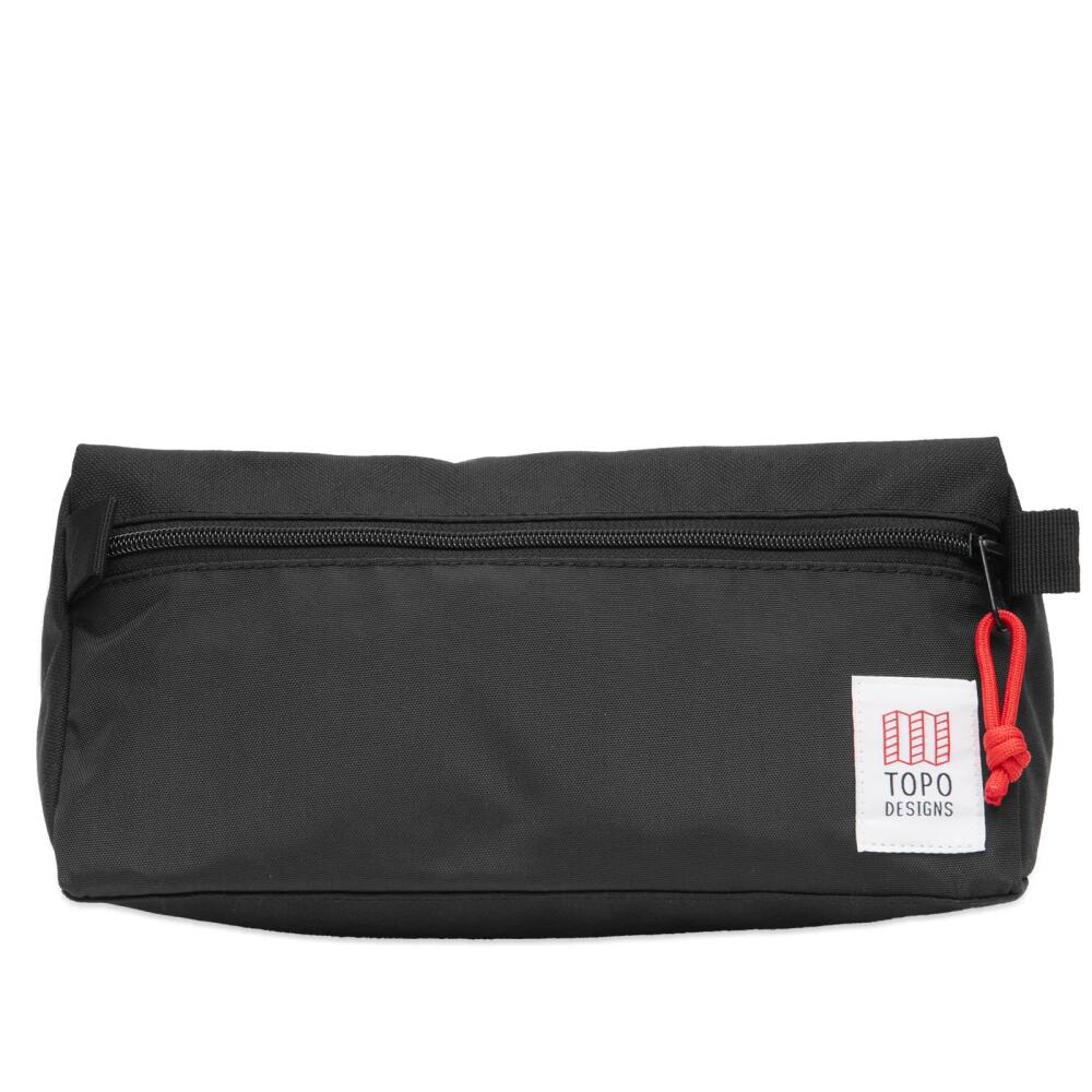 Topo Designs Dopp Kit Wash Bag in Black Cover