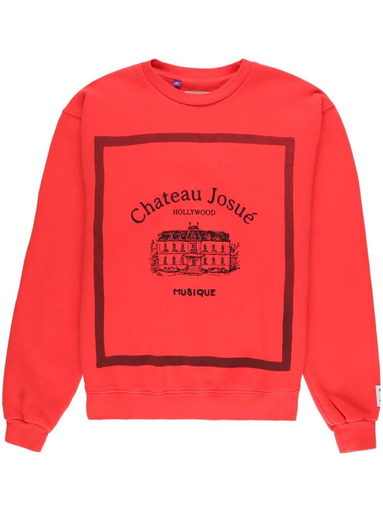 GALLERY DEPT. Musique crew-neck sweatshirt - Red Cover