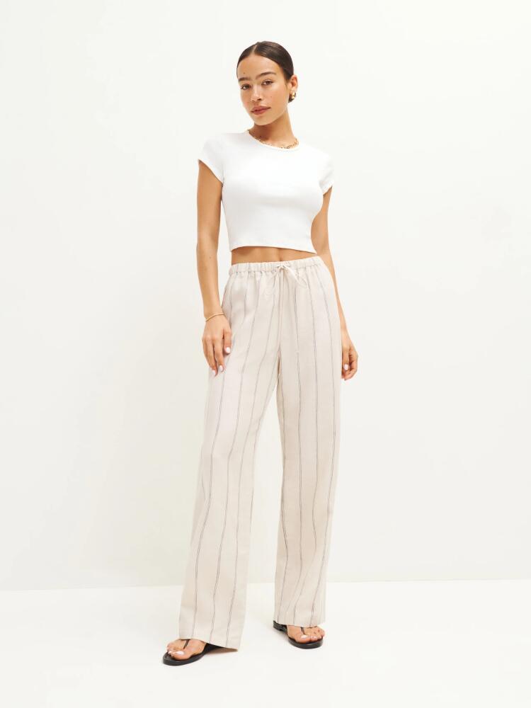 Reformation Olina Linen Pant Cover