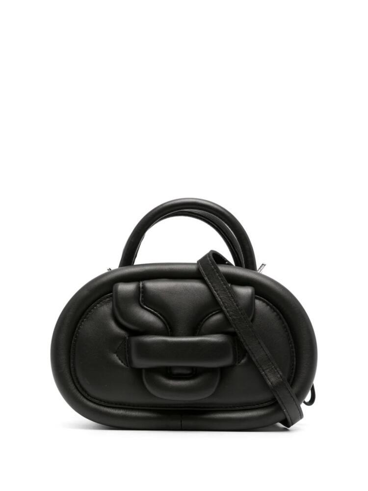 Pierre Hardy Alpha Strike leather shoulder bag - Black Cover