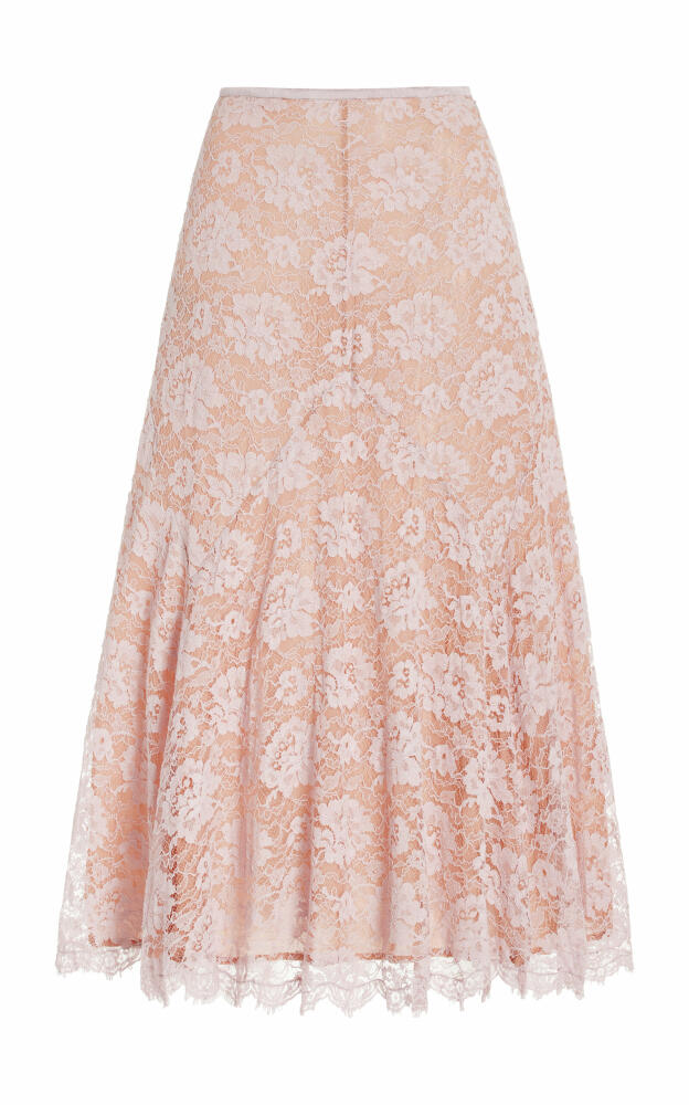 Michael Kors Collection - Lace Midi Skirt - Pink Cover