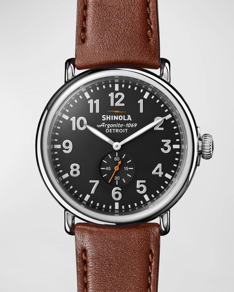 Shinola 47mm Runwell Men's Watch Cover