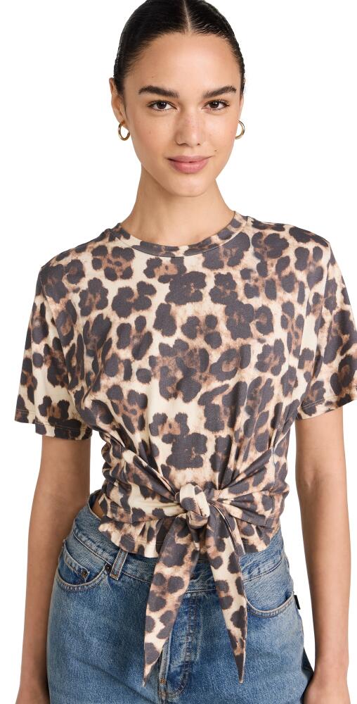 Le Superbe Leopard Tied Up Tee Classic Leopard Cover