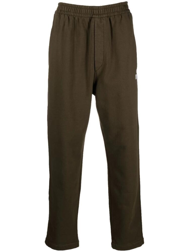 MARANT regular straight-leg track pants - Green Cover