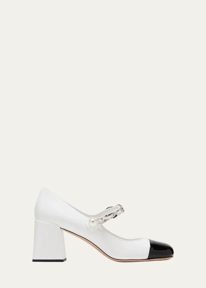 Miu Miu Cap Toe May Jane Pumps Cover