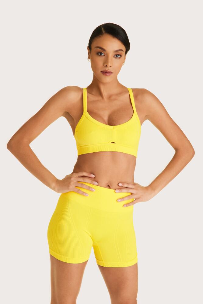 ALALA Barre Cami Bra in Yellow Cover