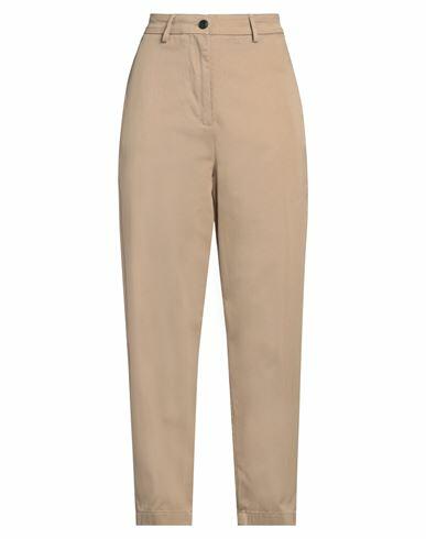 Tommy Hilfiger Woman Pants Khaki Cotton Cover