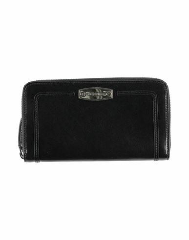 The Bridge Woman Wallet Black Leather Cover