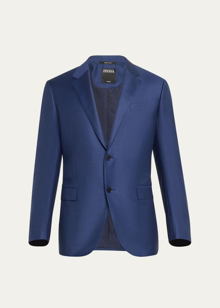 ZEGNA Men's Micro-Patterned Trofeo Suit Cover