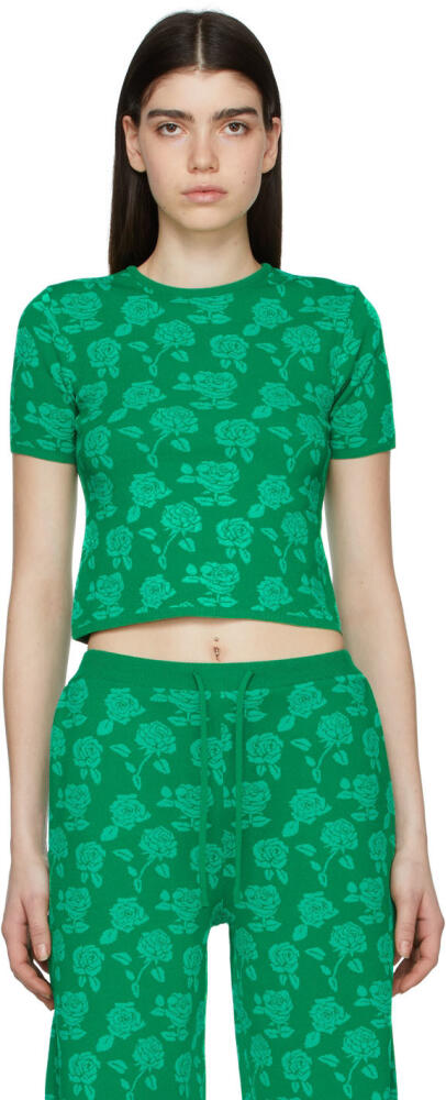 Pushbutton Green Polyester T-Shirt Cover