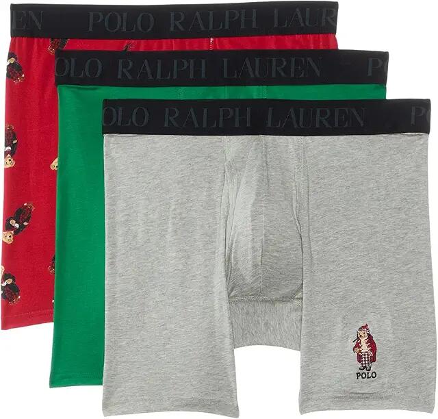 Polo Ralph Lauren Bear Boxer Brief 3-Pack (Multicolor) Men's Underwear Cover