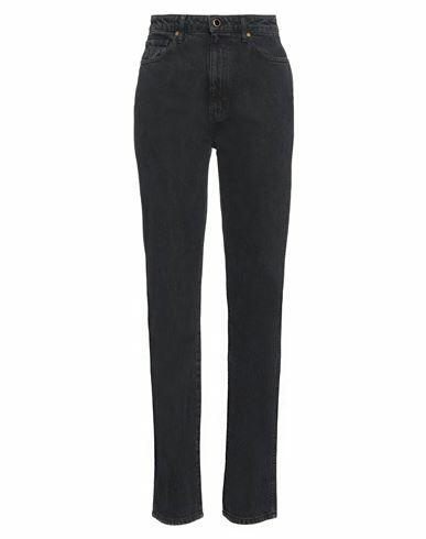 Khaite Woman Jeans Black Cotton, Pre-consumer recycled cotton Cover