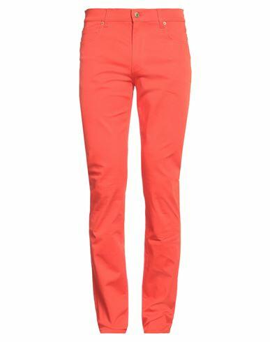 Moschino Man Pants Orange Cotton, Elastane Cover