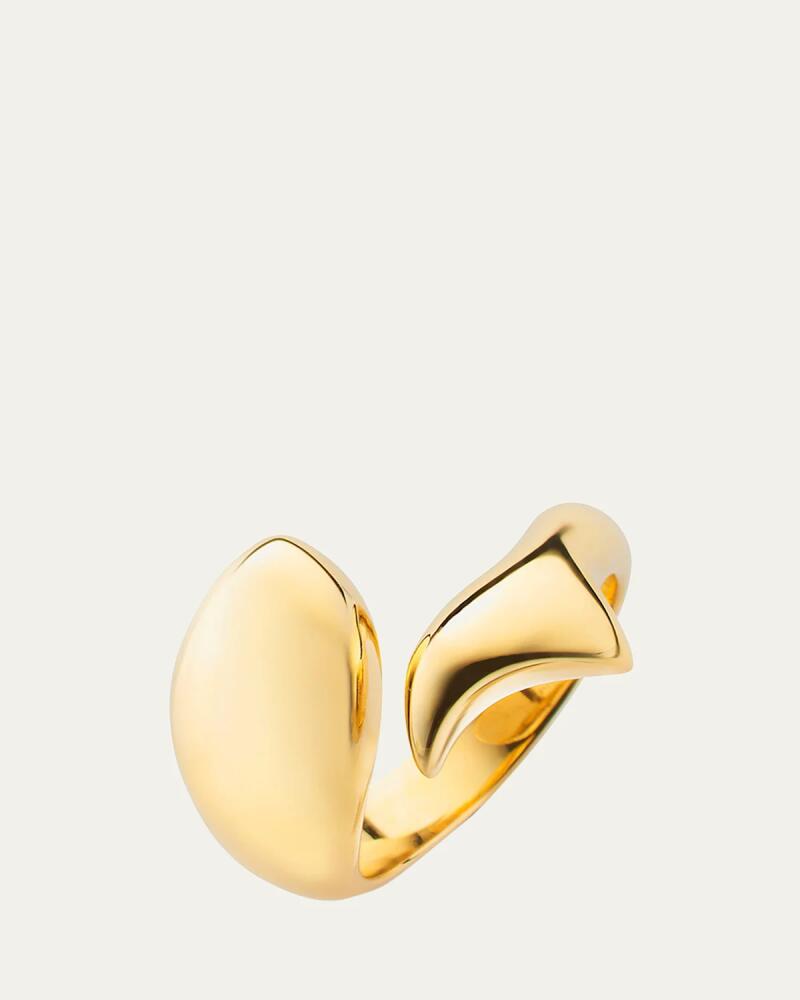 Monica Rich Kosann Perseverance Fish 18K Gold Ring Cover