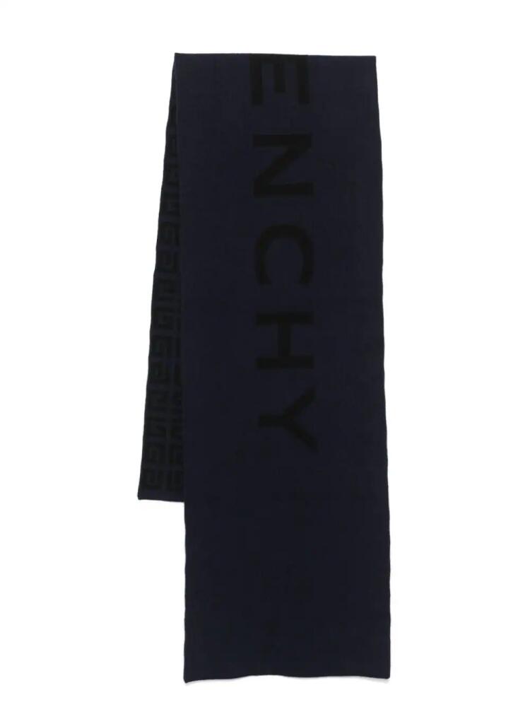 Givenchy 4G double-sided scarf - Blue Cover