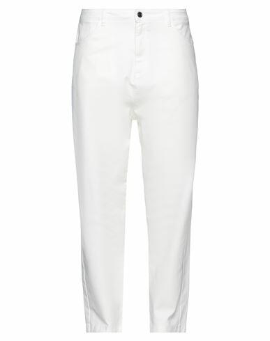 Nostrasantissima Man Jeans White Cotton, Elastane Cover