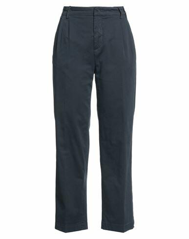 Aspesi Woman Pants Navy blue Cotton, Elastane Cover