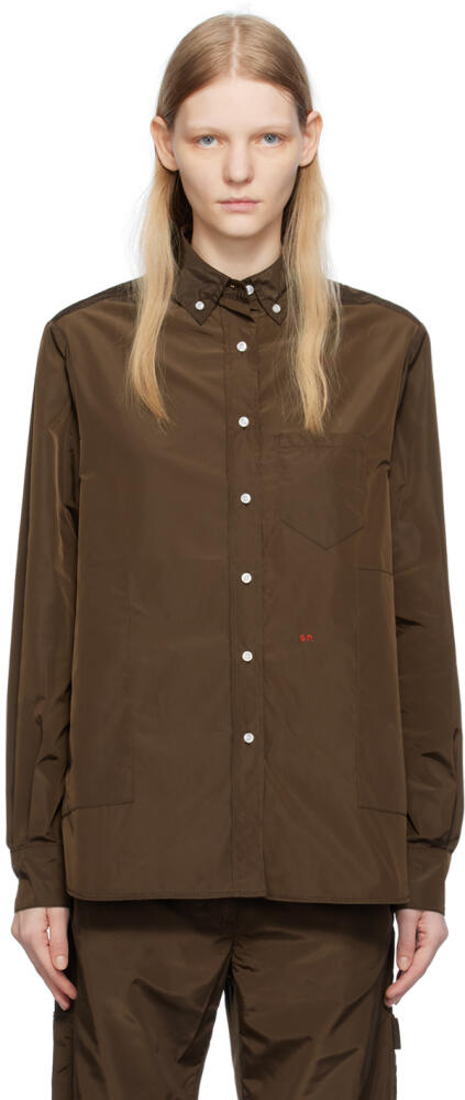 Saks Potts Brown Rosalie Shirt Cover