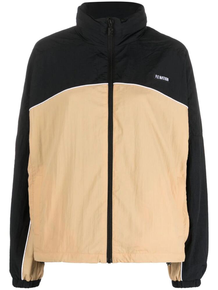 P.E Nation Augusta colour-block track jacket - Black Cover