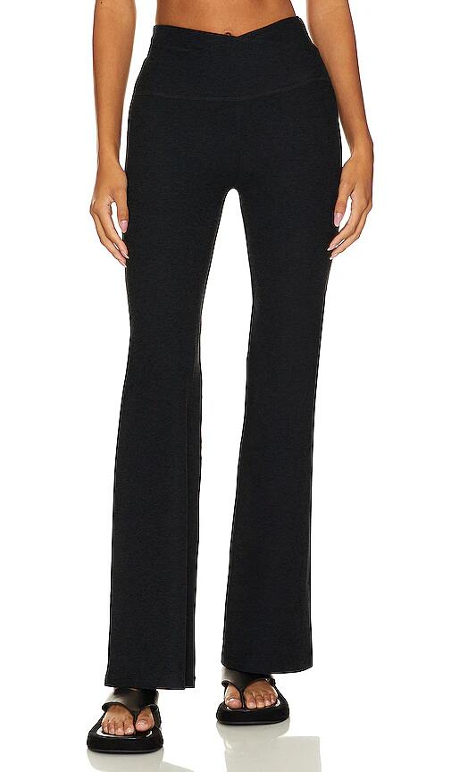 Beyond Yoga At Your Leisure Bootcut Pant in Black Cover