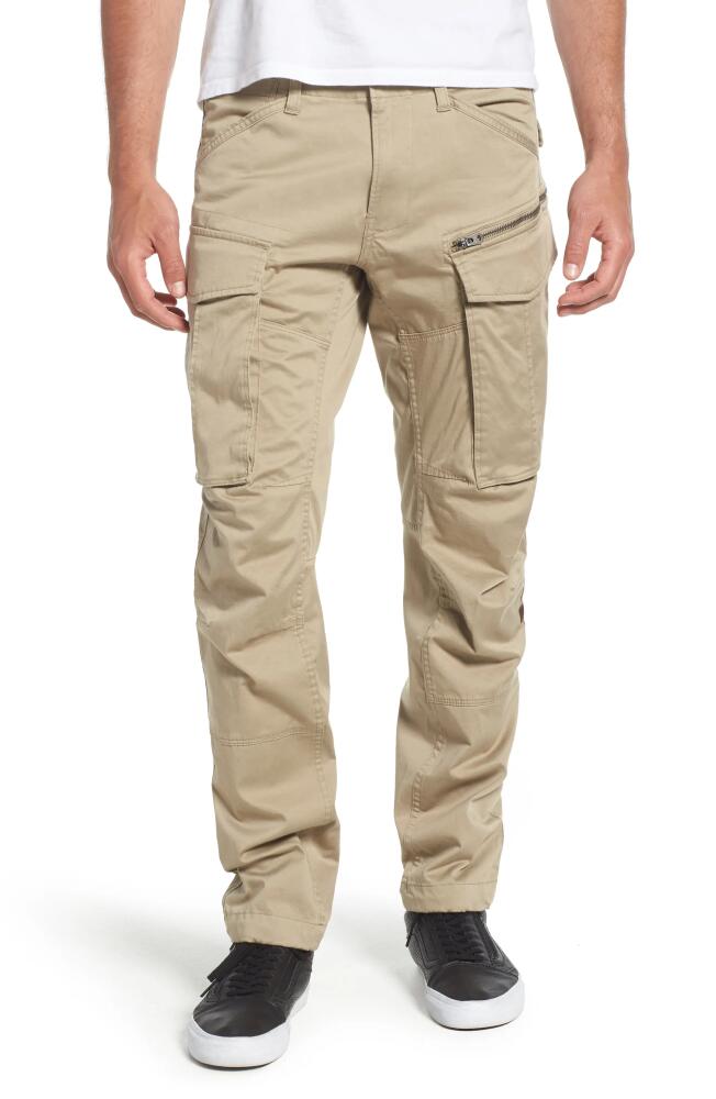 G-Star RAW Rovik Tapered Fit Cargo Pants in Dune Cover