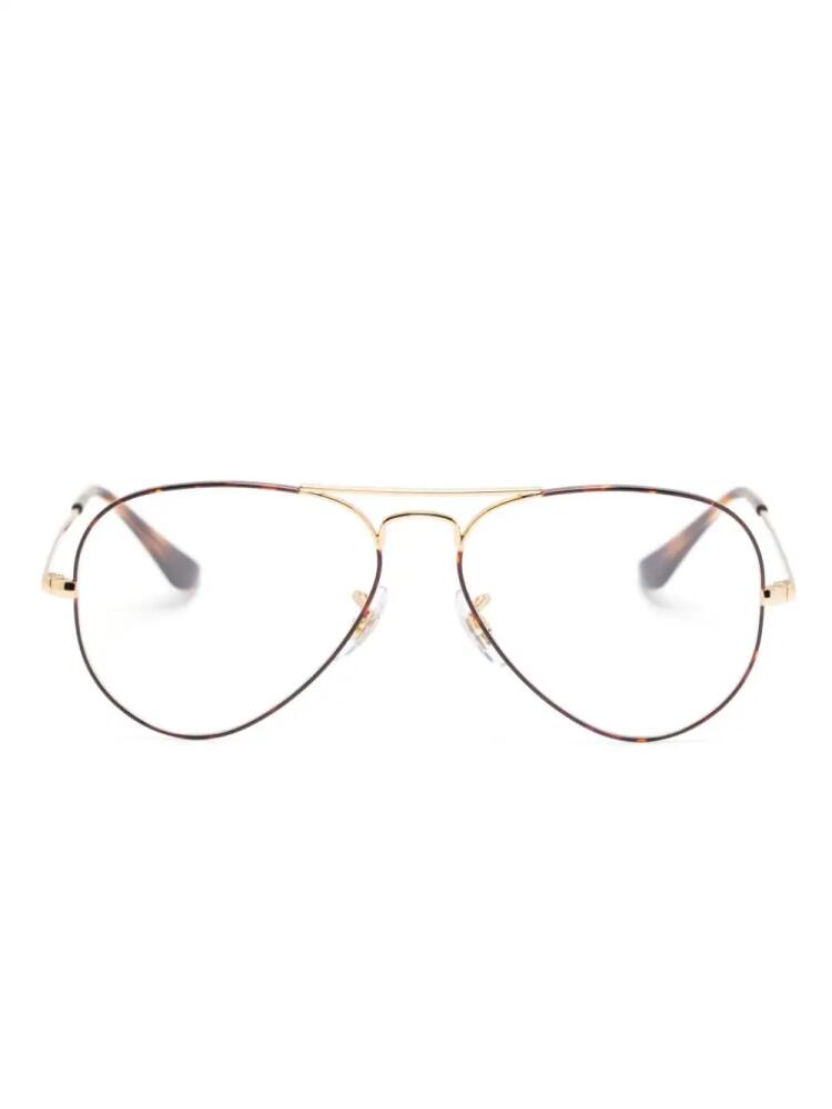 Ray-Ban Aviator-frame glasses - Brown Cover