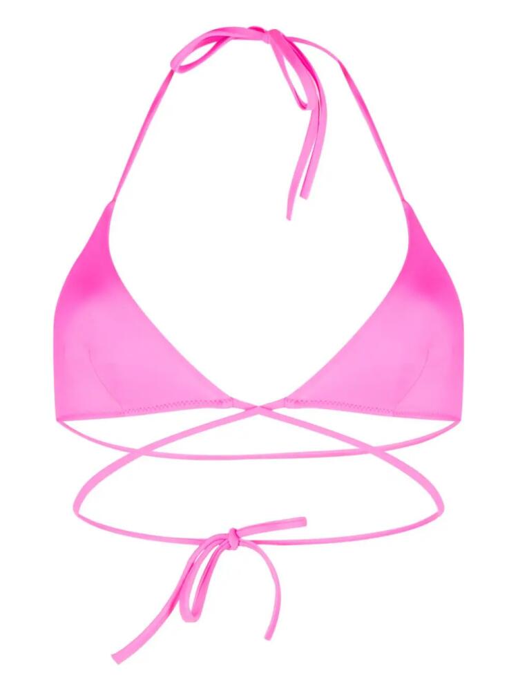 DSQUARED2 self-tie bikini top - Pink Cover