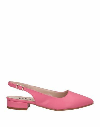 Clidé Woman Ballet flats Pink Textile fibers Cover