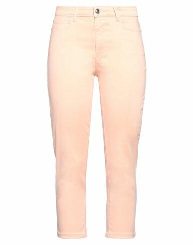 Guess Woman Pants Salmon pink Tencel Lyocell, Cotton, Elastomultiester, Elastane Cover