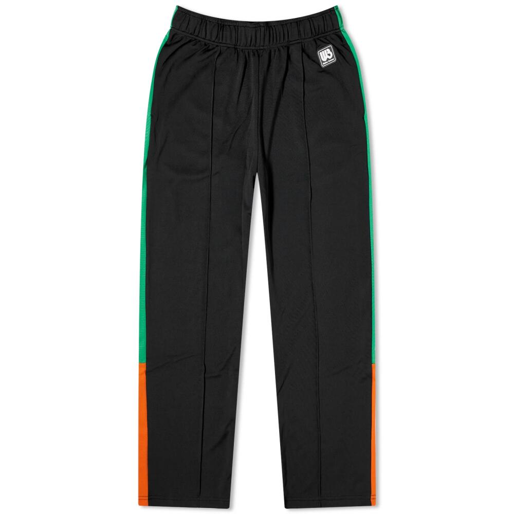 Wales Bonner Women's Commune Track Pant in Black/Green/Orange Cover