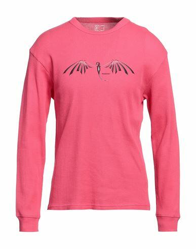 Rassvet Man T-shirt Fuchsia Cotton Cover