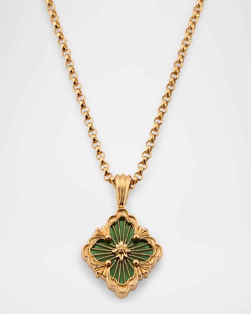 Buccellati 14K Yellow Gold Green Opera Tulle Pendant Necklace Cover