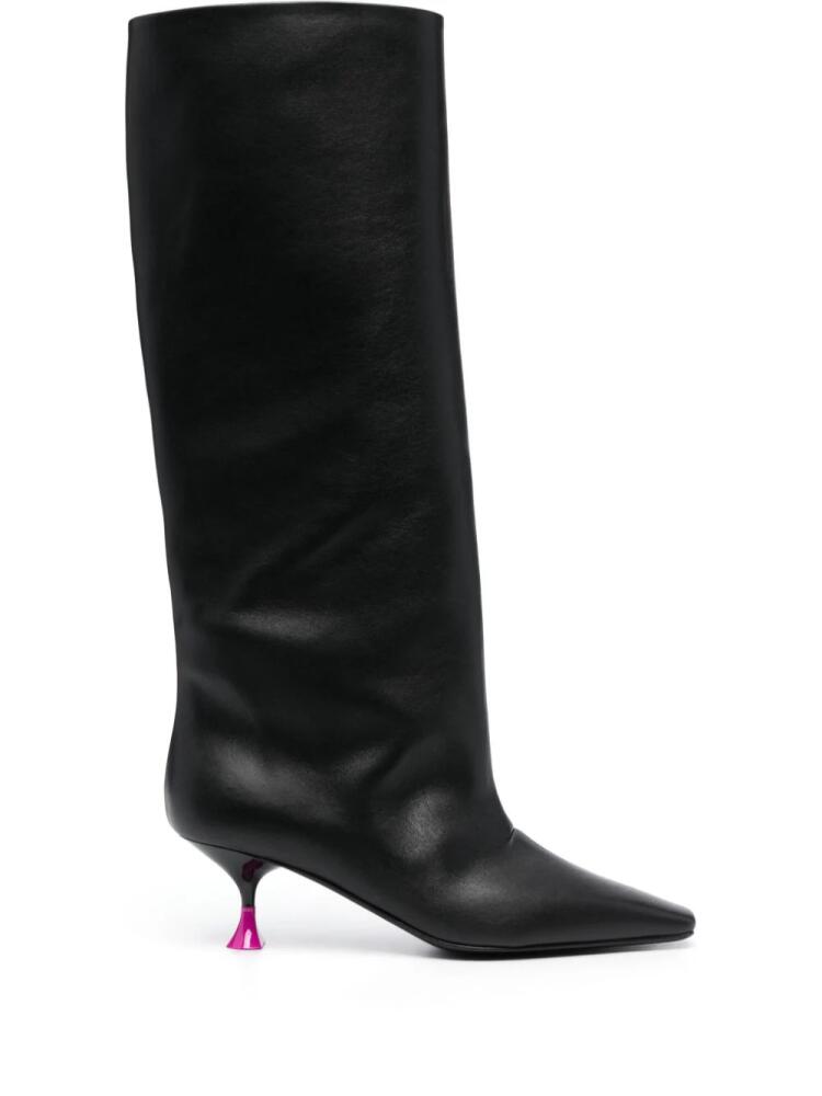 3juin Anita 60mm leather boots - Black Cover