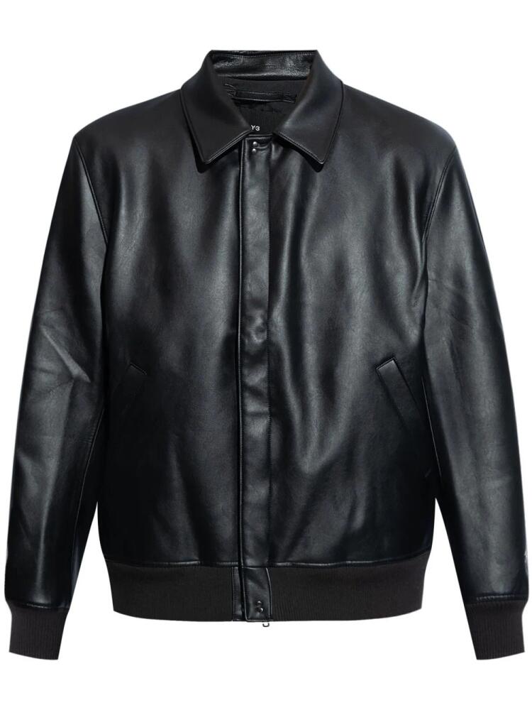 Y-3 Real Madrid feaus-leather jacket - Black Cover