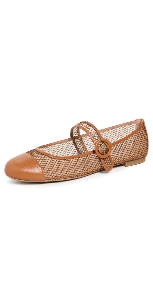 Aquazzura Solstice Ballet Flats Tobacco Cover